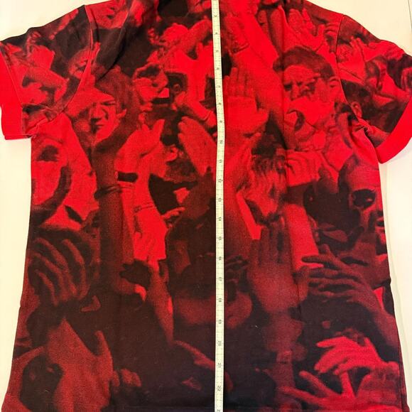 Michael Stipe REM x Lacoste Visionaire 54 Red Polo Small - Picture 8 of 8